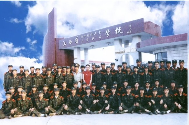 校园留影。